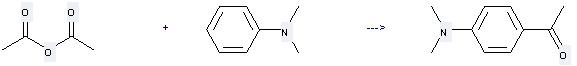 N,N-Dimethylaniline can be used to produce 1-(4-dimethylamino-phenyl)-ethanone at the temperature of 50 °C
